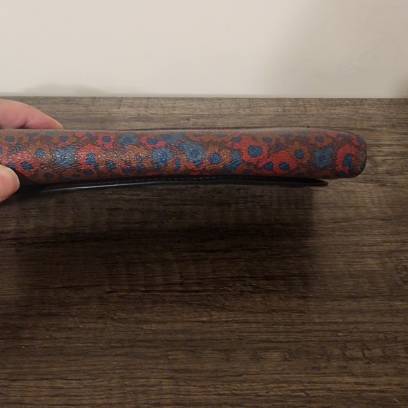 Coach Floral Long Wallet (Oxblood) - Picture 5 of 6